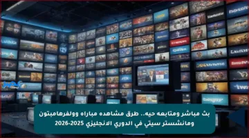 بث مباشر ومتابعة حية.. طرق مشاهدة مباراة وولفرهامبتون ومانشستر سيتي في الدوري الإنجليزي 2025-2026